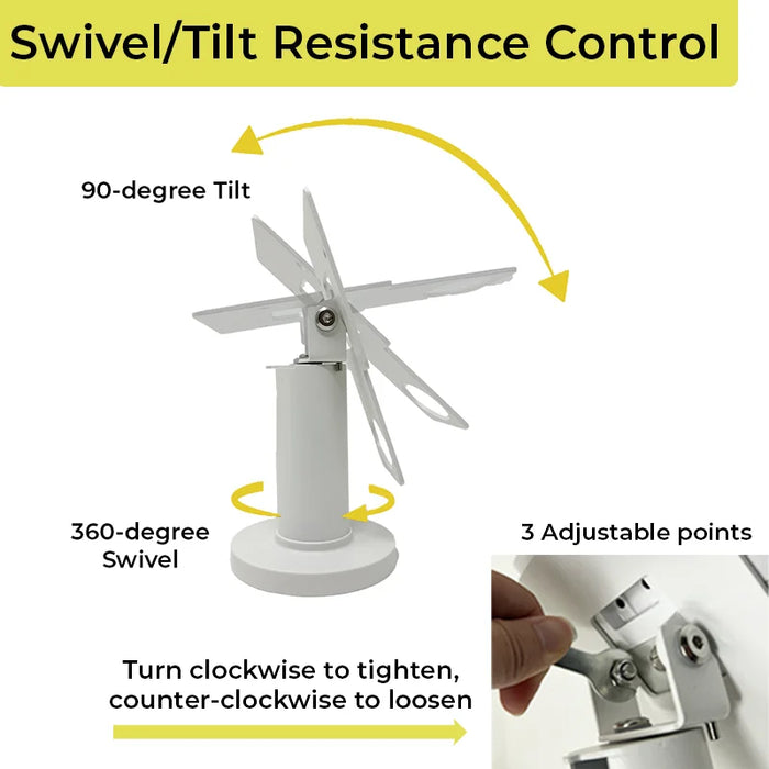 AGOZ Clover Mini 2 Stand- Tilt & Swivel C302U POS Metal Mount