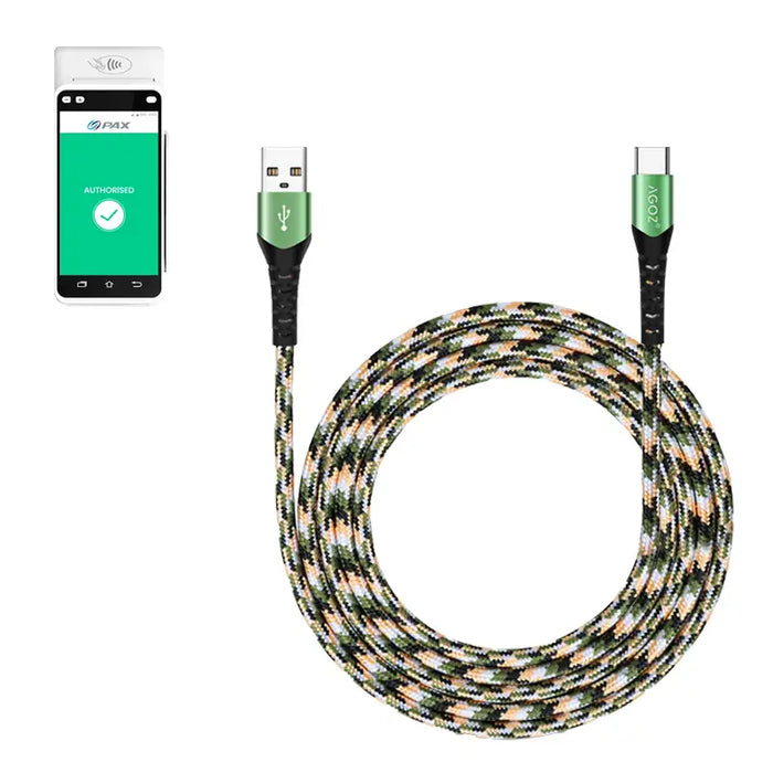 USB-C Cable Fast Charger for PAX A910s POS
