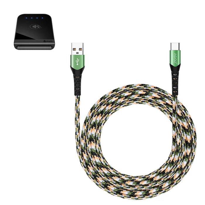 USB-C Cable Fast Charger for Shopify Tap & Chip Card Reader