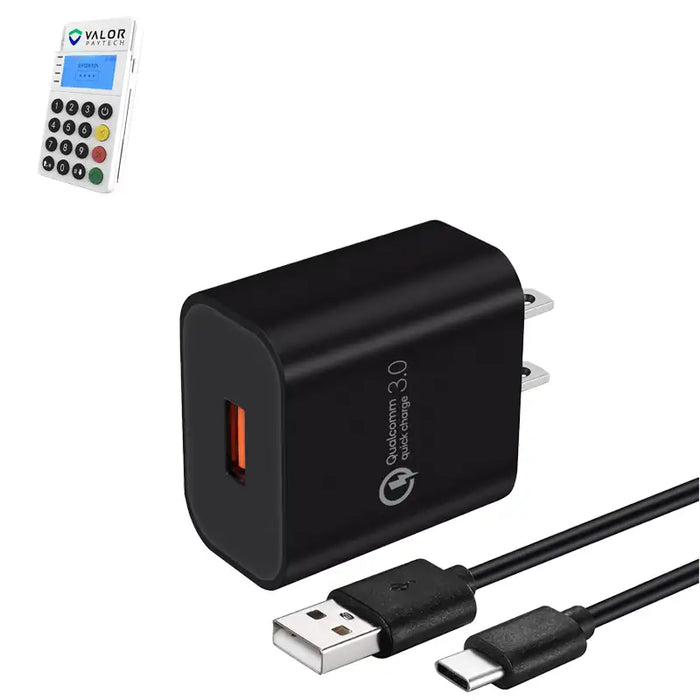 Wall Charger for Valor Paytech RCKT Mobile POS