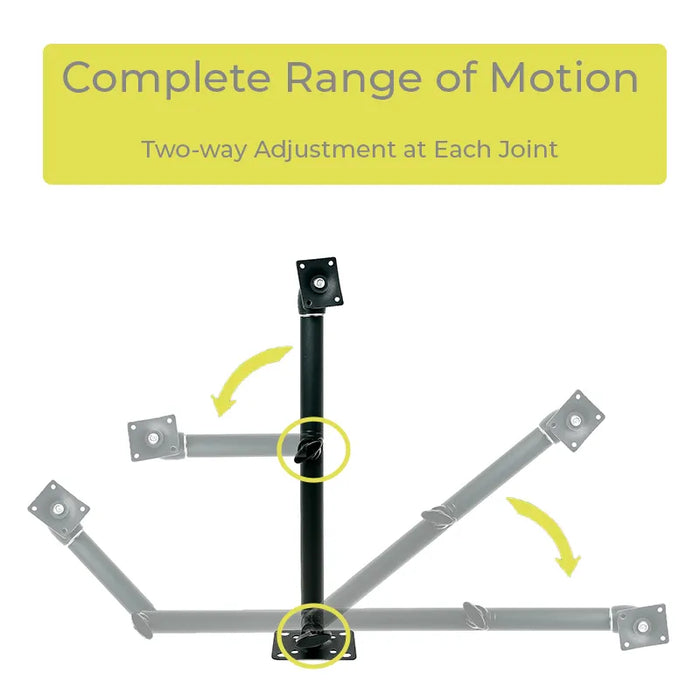 Zebra TC73 Swing Arm Bracket Mount with Scanner Holder