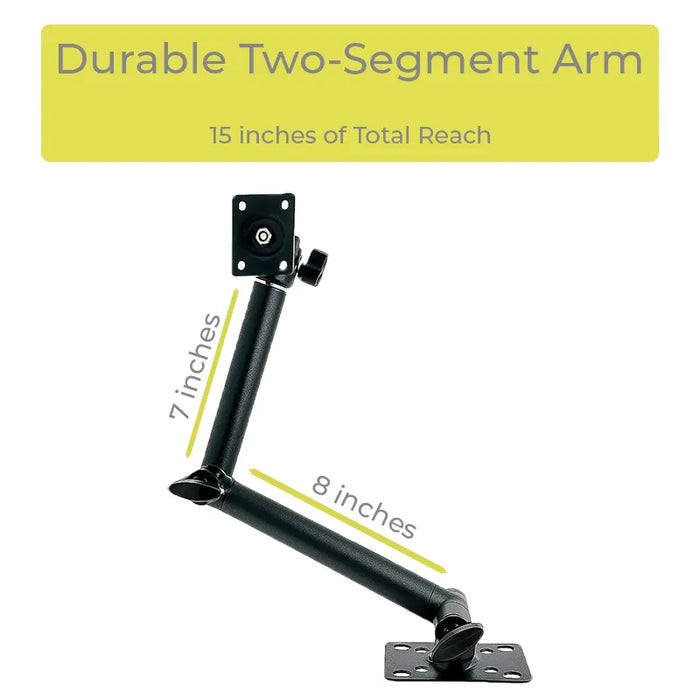 Adjustable Arm Mount with Scanner Holder for Zebra TC15 Devices