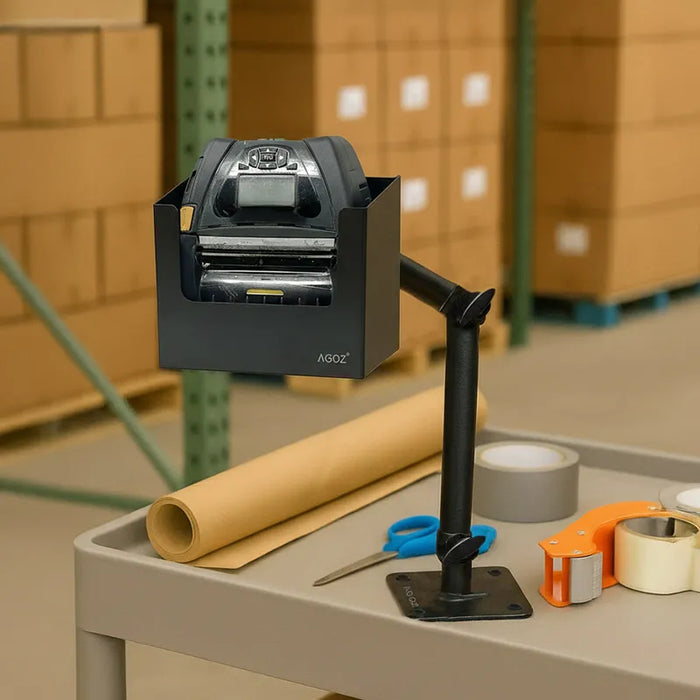 Adjustable Arm Bracket Printer Mount Holder for Honeywell RP2f