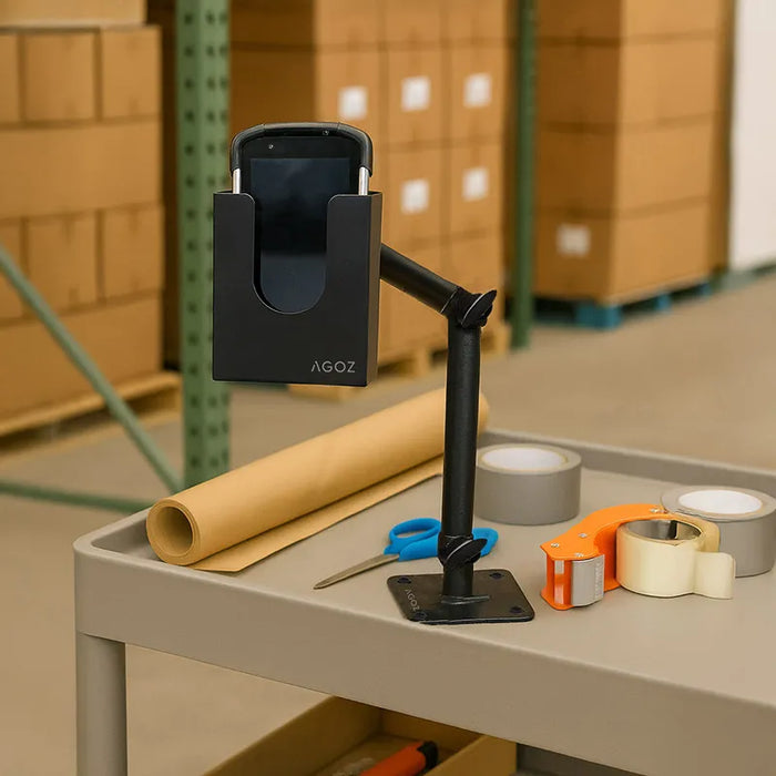 Zebra HC20 Adjustable Arm Mount with Rugged Metal Scanner Holder