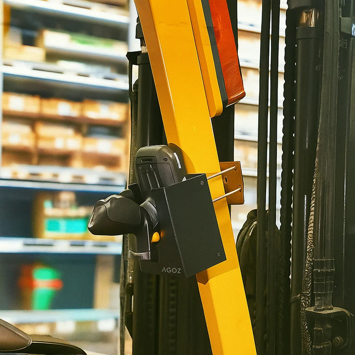 Zebra TC58 Metal Forklift Scanner Holder with Mounting Bracket