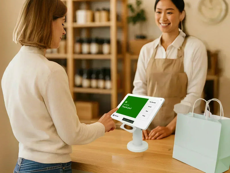 Clover Mini Stands and Drive-Thru Handheld Mount for Smoother Service
