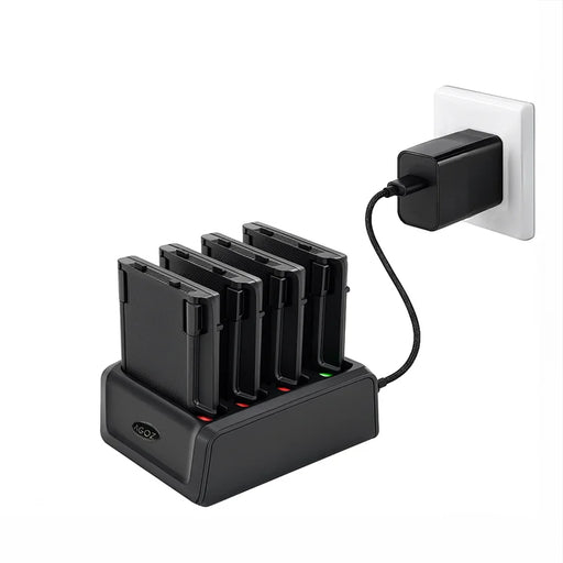4-Slot Zebra TC7x Scanner Battery Charger Cradle