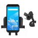 Almex handheld computer secured in a commercial vehicle dashboard cradle mount holder
