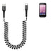 Coiled USB-C Fast Charging Cable for Delfi PM85 / PM86 Mobile Computer