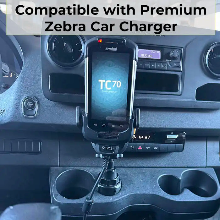 Cup Holder Mount for Zebra TC70 Barcode Scanner