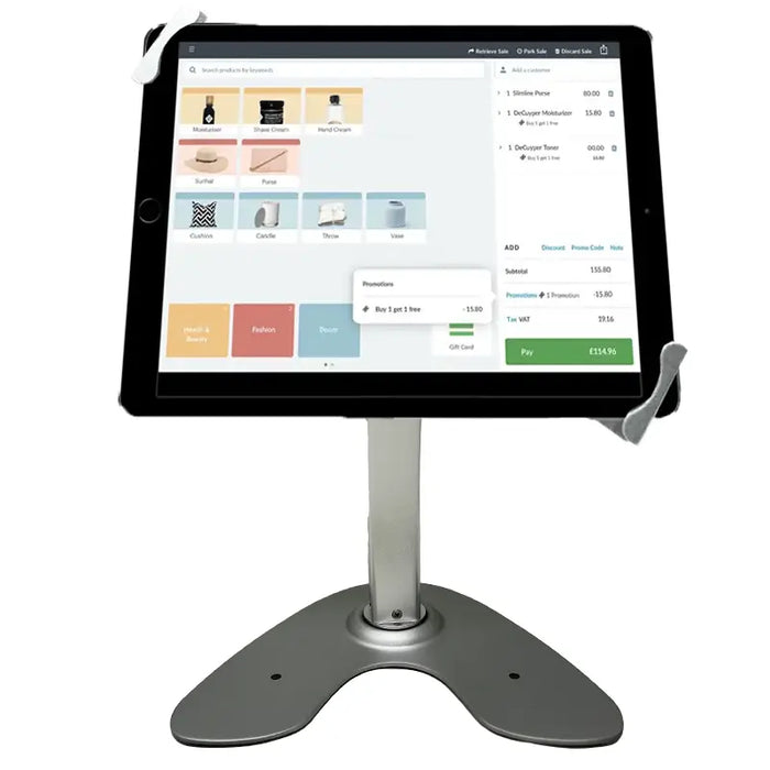 Heavy-Duty iPad Mini POS Tablet Stand - High-Profile