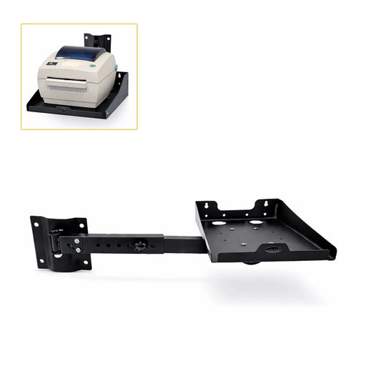 Heavy Duty Metal Wall Mounted Swing Arm Printer Tray for Zebra R402
