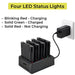 4-Slot Zebra TC70 / TC70x Battery Charger Cradle