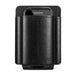 Front studio view of the leather Honeywell handheld scanner case with a Honeywell device inserted against a light gray background.
