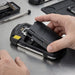 Installing battery cover from Zebra TC77 mobile computer