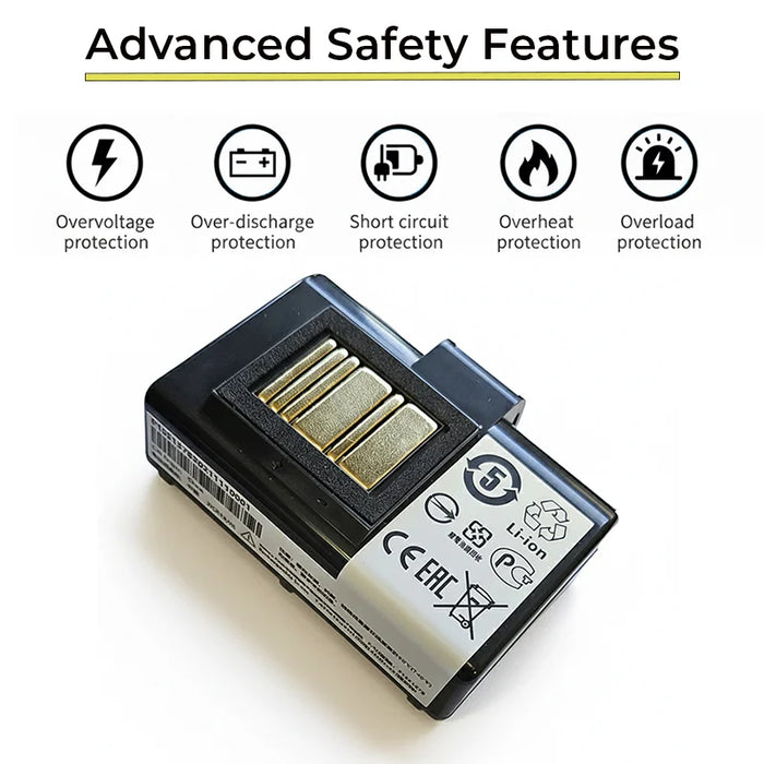 Zebra ZQ610 / ZQ610 Plus Mobile Printer Replacement Battery Pack