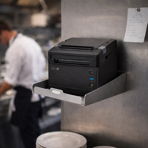 Wall Mount Stainless Steel SEIKO SII RP-F10 Receipt Printer Shelf