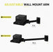 AgozTech adjustable wall mount arm for Seiko printer shelf shown retracted and extended
