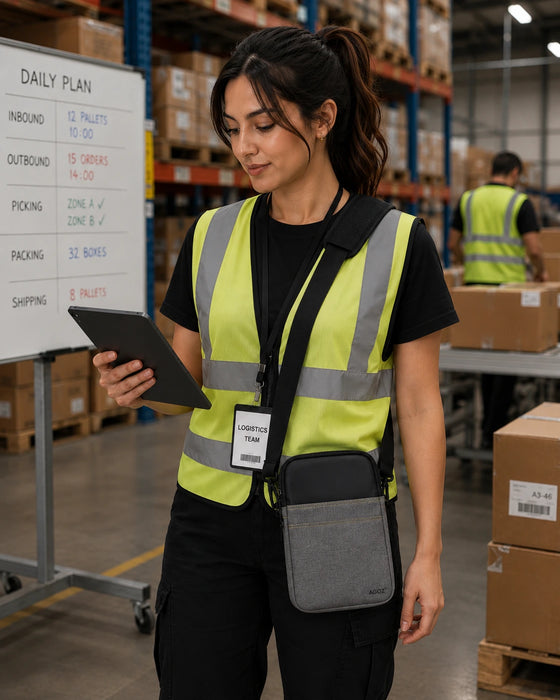AGOZ tablet carry case for warehouse logistics