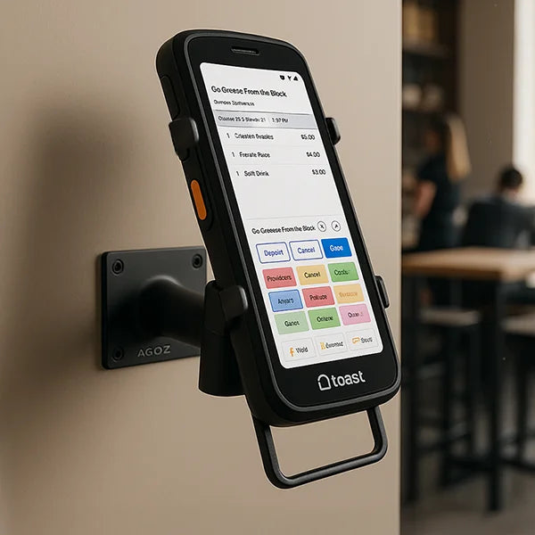 AGOZ Toast Go 3 Handheld POS Wall Mount Metal Swivel Stand