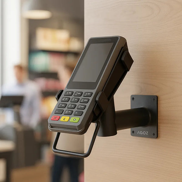 For Countertop and Fixed Checkout Stations: Use a Secure Stand
