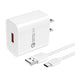 Wall Charger with USB-A to C Cable for SpotOn POS Handheld
