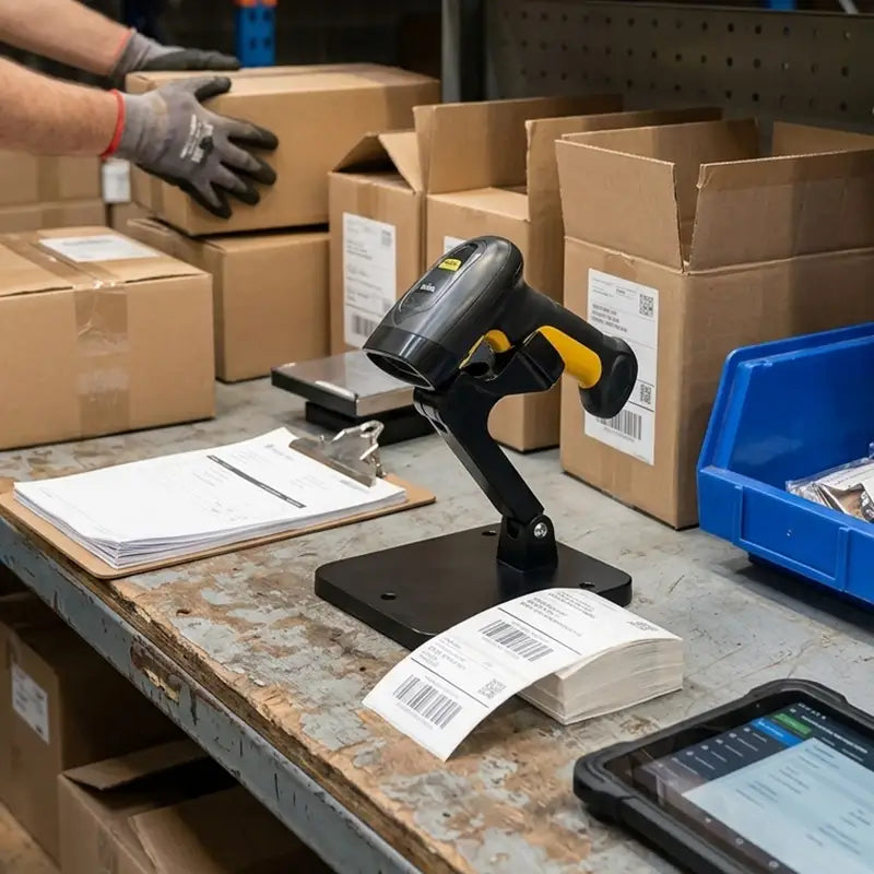 Fit and Function for Zebra Adjustable Scanner Stand