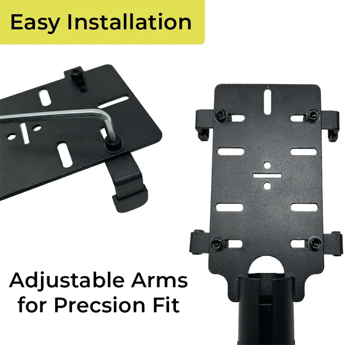 Adjustable clamp system for AgozTech drive-thru handheld mount for Square Mobile POS