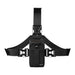 Front view of AgozTech chest harness pouch for Guardian RFID Spartan 3 with adjustable chest straps and secure pouch opening