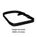 Adjustable waist belt for Rugged myPOS Payment Terminal Holster with 48-inch length and 1.5-inch width