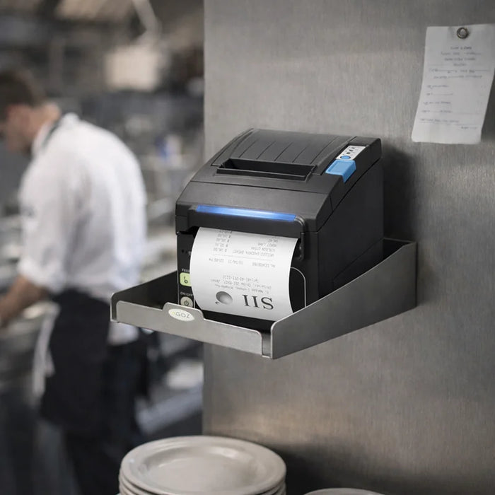 Wall Mounted Stainless Steel SEIKO SII POS Printer Shelf