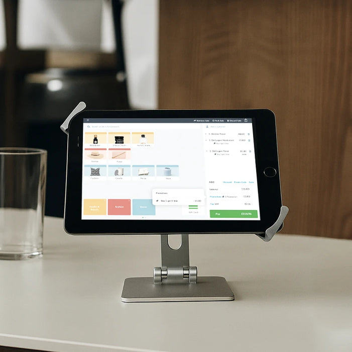 Heavy-Duty Counter Tablet Stand for Apple iPad 8th Generation - Low-Profile