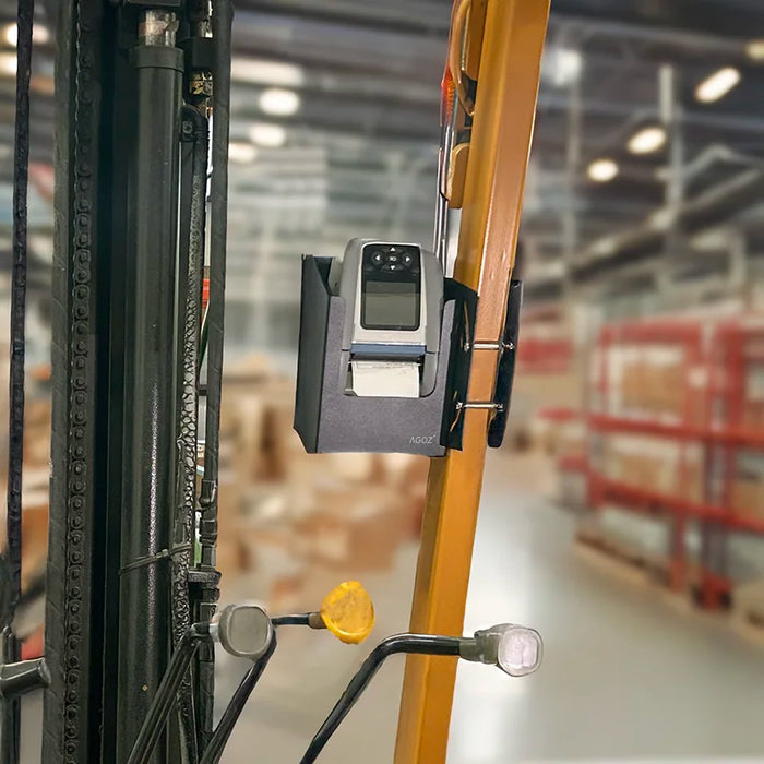 Metal Forklift Mount Holder for Zebra ZQ110 Printer