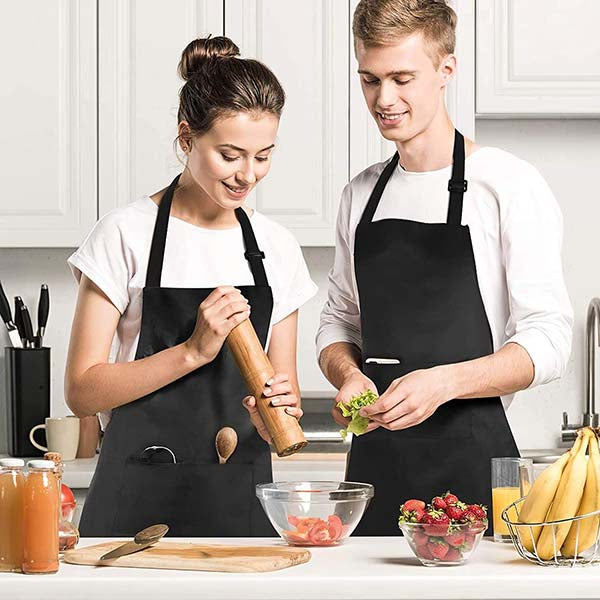 Adjustable 3-Pocket Bib Apron for Toast POS Teams