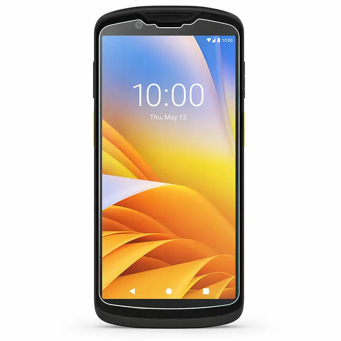 Zebra TC53 / TC58 mobile computer with precision-fit tempered glass screen protector installed