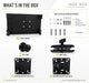 Included components for Honeywell rugged tablet forklift mounting system