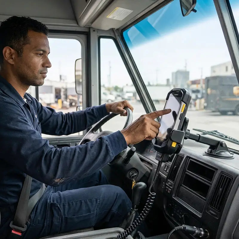 Keep Zebra TC7X Handhelds Powered Across Vehicle-Based Routes